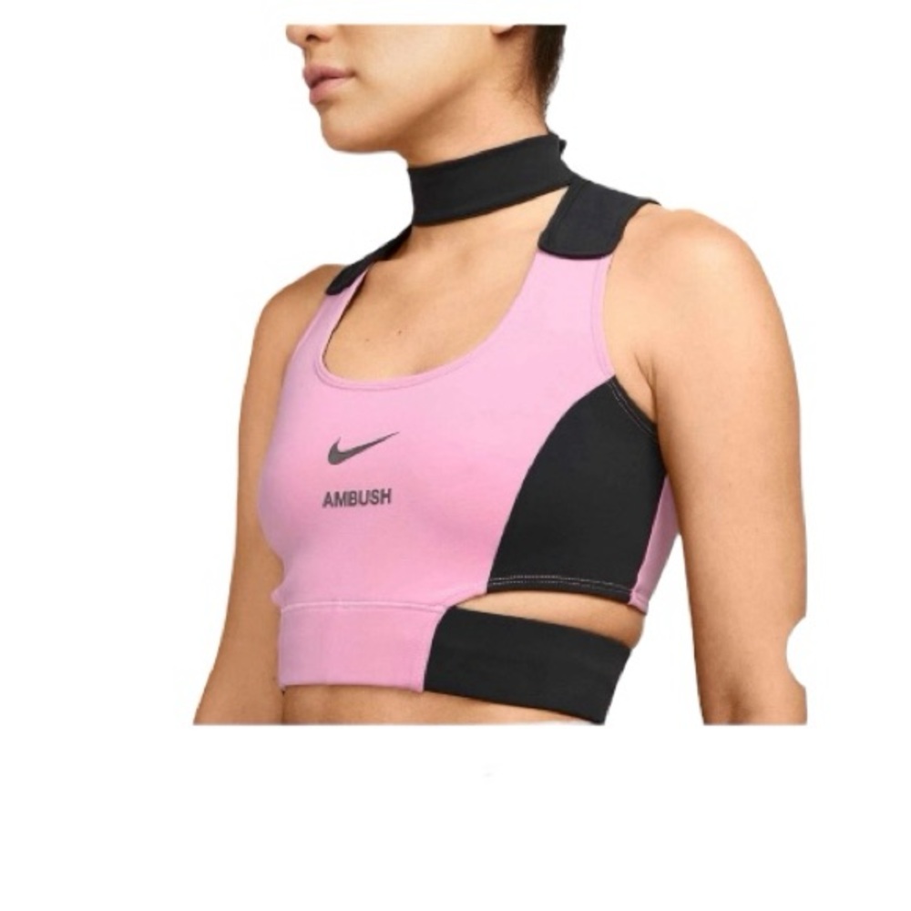 Nike x AMBUSH Choker Crop Top – Pink/Black – Size XS l Poshmark - Picture 3 of 12